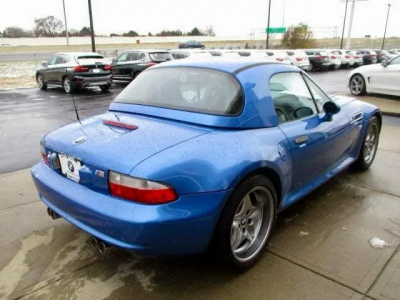 2001 BMW M Roadster in Estoril Blue Metallic over Estoril Blue & Black Nappa