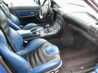 2001 BMW M Roadster in Estoril Blue Metallic over Estoril Blue & Black Nappa