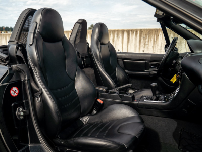2001 BMW M Roadster in Black Sapphire Metallic over Black Nappa