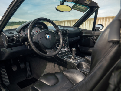 2001 BMW M Roadster in Black Sapphire Metallic over Black Nappa