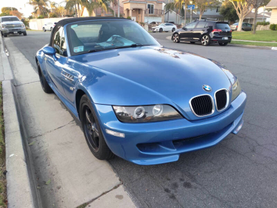2001 BMW M Roadster in Estoril Blue Metallic over Black Nappa