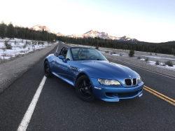 2001 BMW M Roadster in Estoril Blue Metallic over Black Nappa