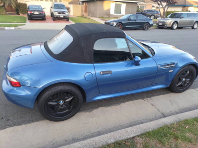 2001 BMW M Roadster in Estoril Blue Metallic over Black Nappa