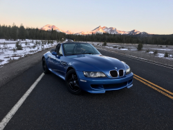 2001 BMW M Roadster in Estoril Blue Metallic over Black Nappa