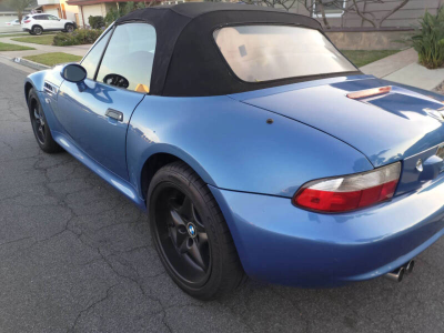 2001 BMW M Roadster in Estoril Blue Metallic over Black Nappa