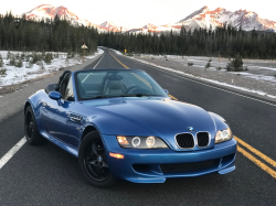 2001 BMW M Roadster in Estoril Blue Metallic over Black Nappa