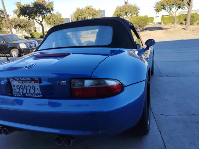 2001 BMW M Roadster in Estoril Blue Metallic over Black Nappa