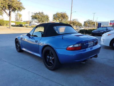 2001 BMW M Roadster in Estoril Blue Metallic over Black Nappa