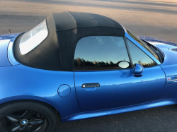 2001 BMW M Roadster in Estoril Blue Metallic over Black Nappa