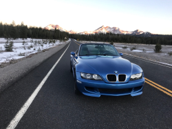 2001 BMW M Roadster in Estoril Blue Metallic over Black Nappa