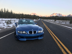 2001 BMW M Roadster in Estoril Blue Metallic over Black Nappa