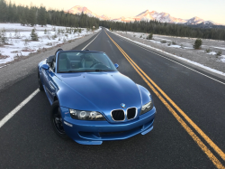 2001 BMW M Roadster in Estoril Blue Metallic over Black Nappa