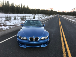 2001 BMW M Roadster in Estoril Blue Metallic over Black Nappa