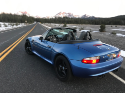 2001 BMW M Roadster in Estoril Blue Metallic over Black Nappa