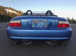 2001 BMW M Roadster in Estoril Blue Metallic over Black Nappa