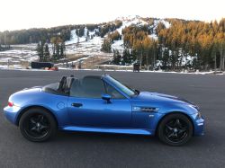 2001 BMW M Roadster in Estoril Blue Metallic over Black Nappa