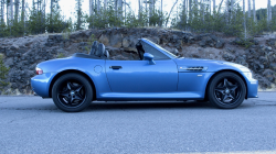 2001 BMW M Roadster in Estoril Blue Metallic over Black Nappa