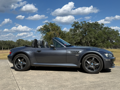 2001 BMW M Roadster in Steel Gray Metallic over Dark Gray & Black Nappa