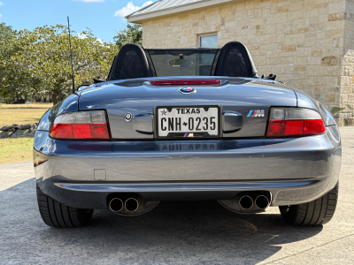 2001 BMW M Roadster in Steel Gray Metallic over Dark Gray & Black Nappa