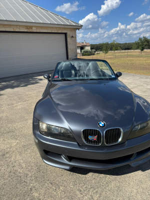 2001 BMW M Roadster in Steel Gray Metallic over Dark Gray & Black Nappa
