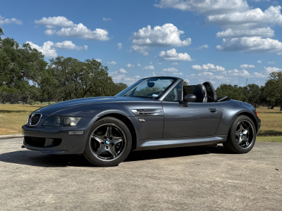 2001 BMW M Roadster in Steel Gray Metallic over Dark Gray & Black Nappa