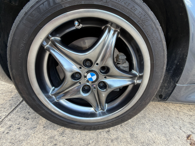 2001 BMW M Roadster in Steel Gray Metallic over Dark Gray & Black Nappa