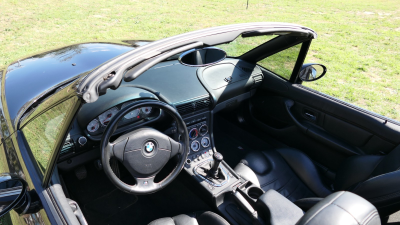 2001 BMW M Roadster in Black Sapphire Metallic over Black Nappa