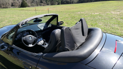 2001 BMW M Roadster in Black Sapphire Metallic over Black Nappa