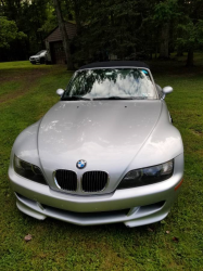 2001 BMW M Roadster in Titanium Silver Metallic over Dark Gray & Black Nappa