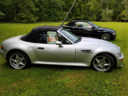 2001 BMW M Roadster in Titanium Silver Metallic over Dark Gray & Black Nappa