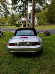 2001 BMW M Roadster in Titanium Silver Metallic over Dark Gray & Black Nappa