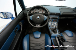 2001 BMW M Roadster in Estoril Blue Metallic over Estoril Blue & Black Nappa