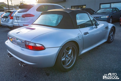 2001 BMW M Roadster in Titanium Silver Metallic over Dark Gray & Black Nappa