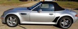 2001 BMW M Roadster in Titanium Silver Metallic over Dark Gray & Black Nappa