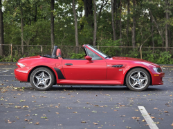 2001 BMW M Roadster in Imola Red 2 over Imola Red & Black Nappa