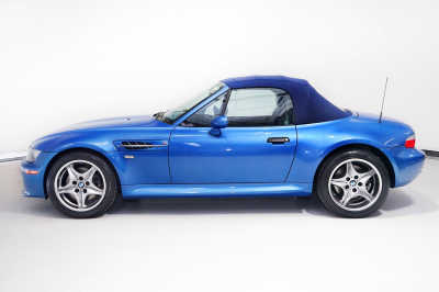 2001 BMW M Roadster in Estoril Blue Metallic over Estoril Blue & Black Nappa