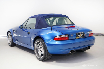 2001 BMW M Roadster in Estoril Blue Metallic over Estoril Blue & Black Nappa