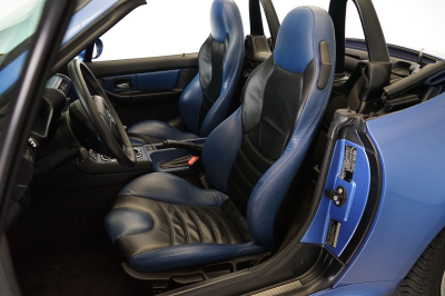 2001 BMW M Roadster in Estoril Blue Metallic over Estoril Blue & Black Nappa