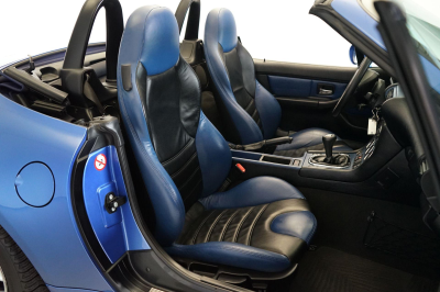2001 BMW M Roadster in Estoril Blue Metallic over Estoril Blue & Black Nappa