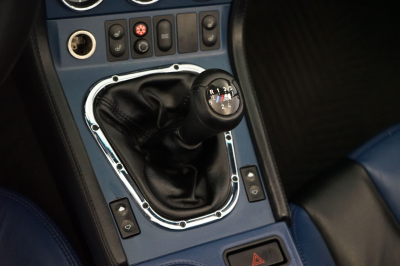 2001 BMW M Roadster in Estoril Blue Metallic over Estoril Blue & Black Nappa