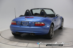 2001 BMW M Roadster in Estoril Blue Metallic over Estoril Blue & Black Nappa