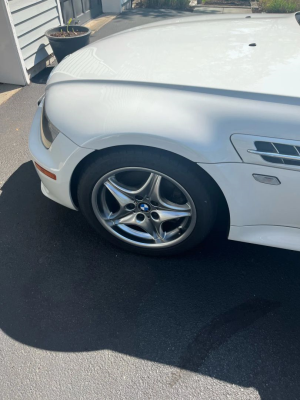 2001 BMW M Roadster in Alpine White 3 over Dark Beige Oregon