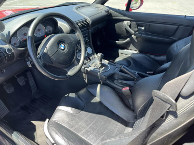 2001 BMW M Roadster in Imola Red 2 over Black Nappa