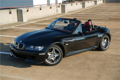 2001 BMW M Roadster in Black Sapphire Metallic over Imola Red & Black Nappa
