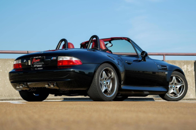 2001 BMW M Roadster in Black Sapphire Metallic over Imola Red & Black Nappa
