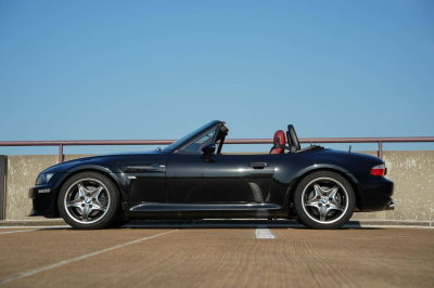 2001 BMW M Roadster in Black Sapphire Metallic over Imola Red & Black Nappa