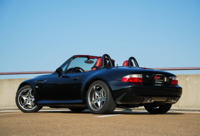 2001 BMW M Roadster in Black Sapphire Metallic over Imola Red & Black Nappa