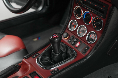 2001 BMW M Roadster in Black Sapphire Metallic over Imola Red & Black Nappa