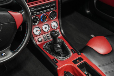 2001 BMW M Roadster in Black Sapphire Metallic over Imola Red & Black Nappa