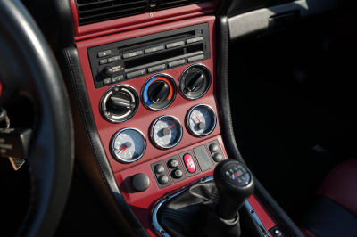 2001 BMW M Roadster in Black Sapphire Metallic over Imola Red & Black Nappa